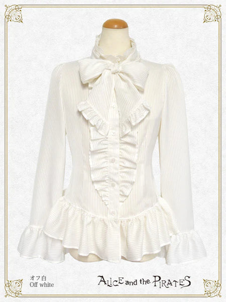 P21BL414 Wolf Knight and Legendary Sword Flare Sleeve Blouse