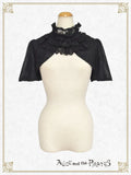 P21BO316 Dark Racy Flora Frill Bolero
