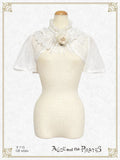 P21BO316 Dark Racy Flora Frill Bolero