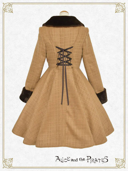 [BUILD-TO-ORDER][PRE-ORDER] P21CO331 Shadow Check Shaggy Long Coat