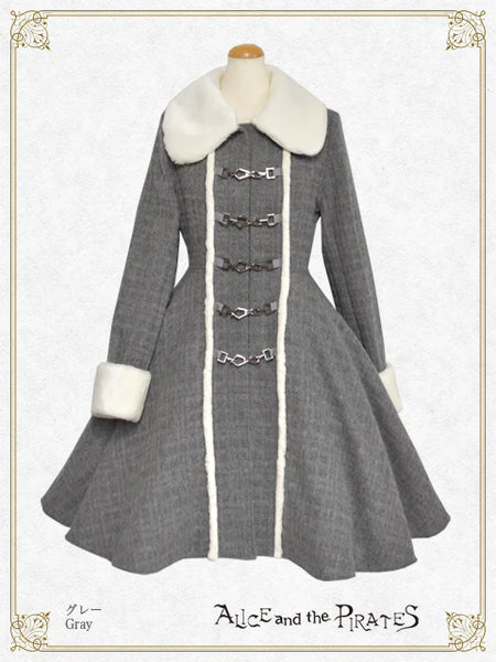 [BUILD-TO-ORDER][PRE-ORDER] P21CO331 Shadow Check Shaggy Long Coat