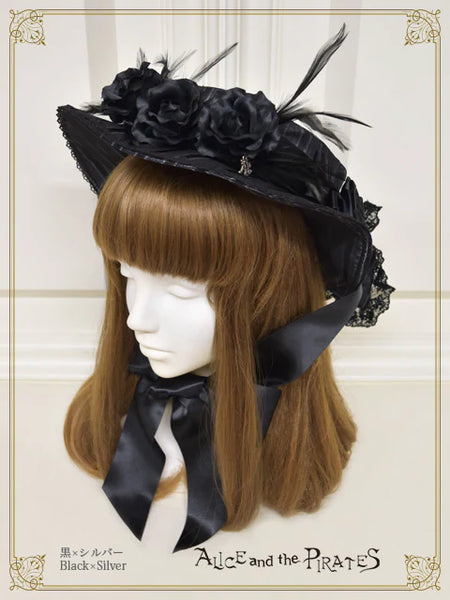 P21HA909 Lady of Rose Canotier Hat