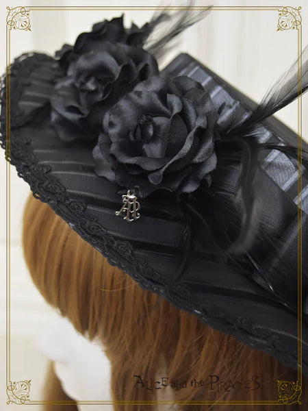 P21HA909 Lady of Rose Canotier Hat