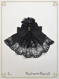 [LOTTERY PRE-ORDER] P21HA913 Dark racy Flora Ribbon Veil Clip