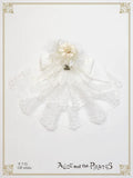 [LOTTERY PRE-ORDER] P21HA913 Dark racy Flora Ribbon Veil Clip