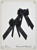 P21HA925 Lady of Rose Ribbon Clip