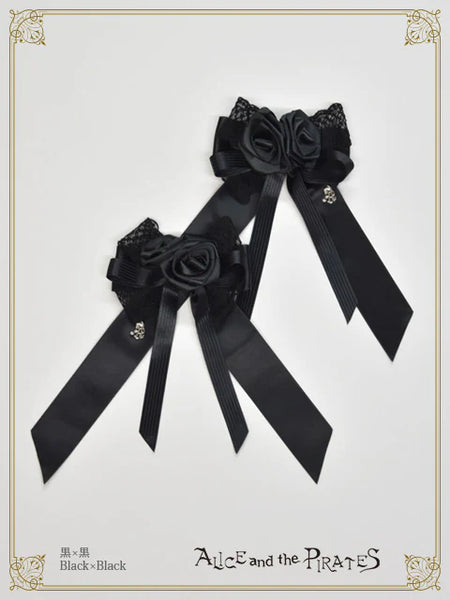 P21HA925 Lady of Rose Ribbon Clip