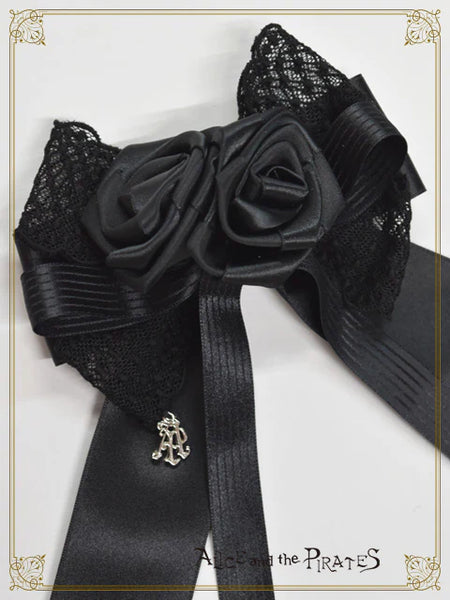 P21HA925 Lady of Rose Ribbon Clip