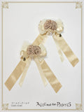 P21HA925 Lady of Rose Ribbon Clip