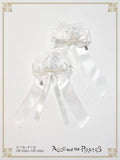 P21HA925 Lady of Rose Ribbon Clip
