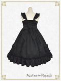 P21JS203 Dolly Ribbon Frill Jumperskirt