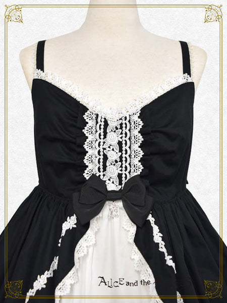 P21JS212 Tuck-Frill Baby Doll Jumperskirt