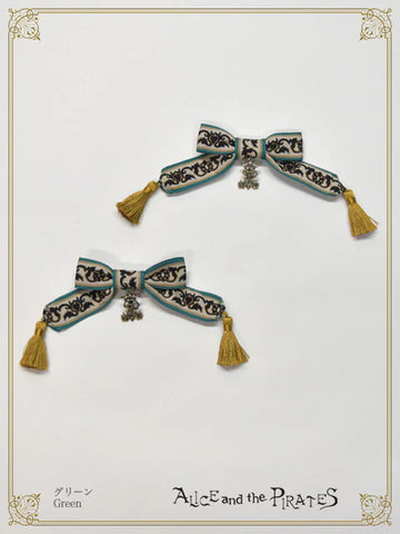 P21OH904 Persian Rug～Medallion Design That Weaves Wishes～ Ribbon Clips