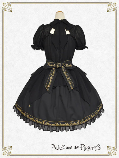 P21OP319 A/P Cross Ribbon Onepiece Dress II