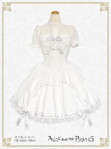 P21OP319 A/P Cross Ribbon Onepiece Dress II