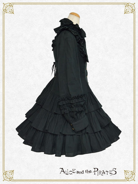 P21OP333 Beast Night Halloween Gauze Shirt Dress