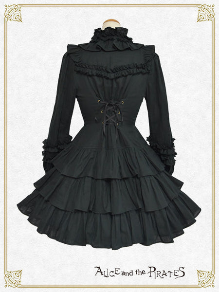 P21OP333 Beast Night Halloween Gauze Shirt Dress