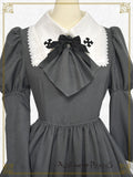 P21OP338 Double Faced Saint Sister Onepiece Dress
