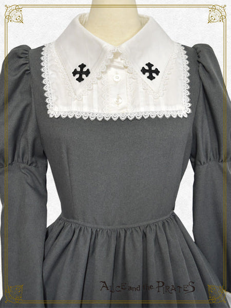 P21OP338 Double Faced Saint Sister Onepiece Dress