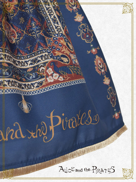 P21OP343 Persian Rug～Medallion Design That Weaves Wishes One Piece Dress