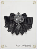 P21OT016 The Crest of St.Lily Wolf Ribbon Brooch