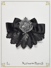 P21OT016 The Crest of St.Lily Wolf Ribbon Brooch