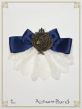 P21OT016 The Crest of St.Lily Wolf Ribbon Brooch