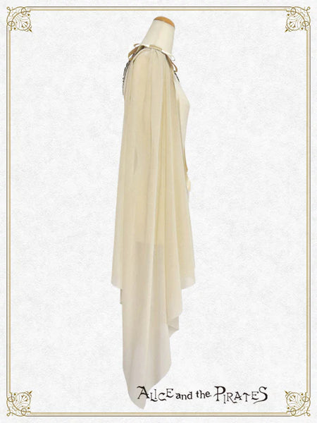 P21OT032 Lady of Rose Shoulder Train