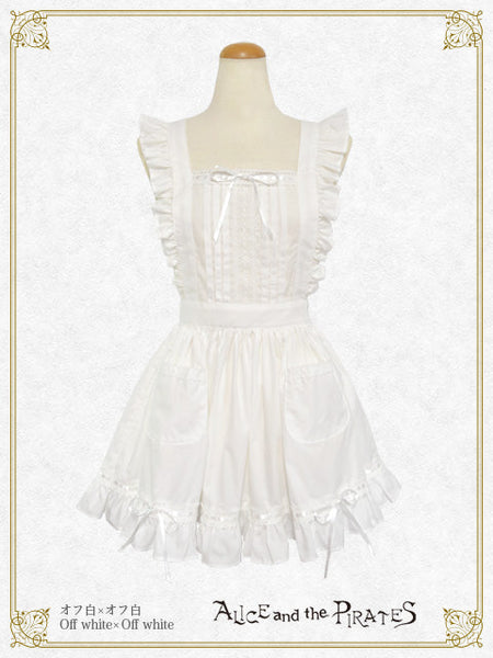 P21OT076 Lace Frill Apron