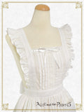 P21OT076 Lace Frill Apron