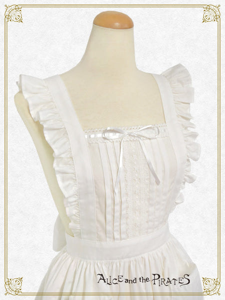 P21OT076 Lace Frill Apron