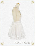 P21OT076 Lace Frill Apron