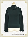 P21PO103 A/P Embroidered Turtleneck Frill Pullover