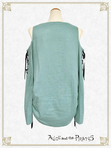 P21PO415 Blaine Claw Gauze Pullover with Chain