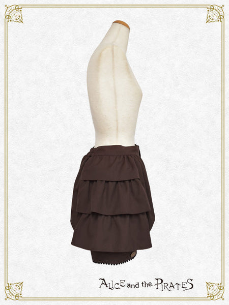 P21PT619 Side Frill Shorts