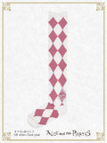 P21SC807 A/P Diamond Pattern Over-the-Knee Socks