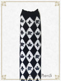 P21SC814 A/P Royal Diamonds Over Knee Socks