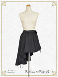 P21SK508 Herringbone Asymmetrical Overskirt
