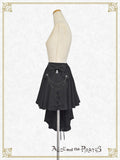 P21SK508 Herringbone Asymmetrical Overskirt