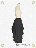 P21SK508 Herringbone Asymmetrical Overskirt