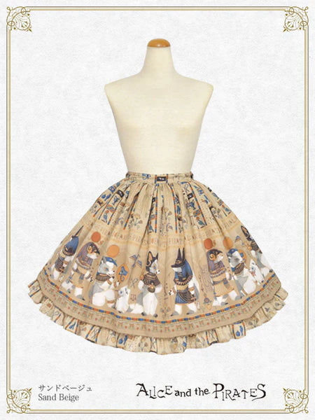 P21SK511 Egyptian Chris ~Mystery Hidden in the Mural~ Skirt