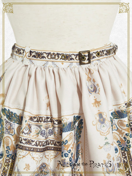 P21SK512 Persian Rug～Medallion Design That Weaves Wishes Skirt