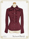 P22BL408 Coffin Collar Blouse
