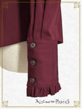P22BL408 Coffin Collar Blouse