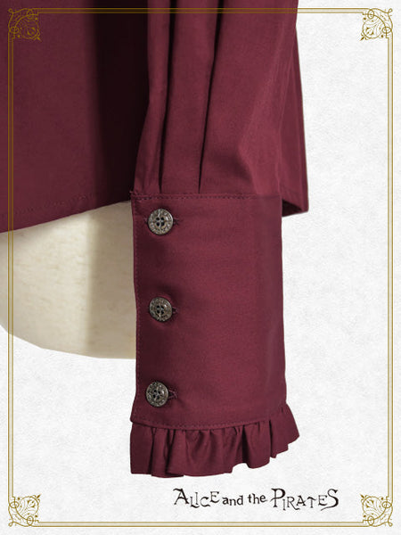 P22BL408 Coffin Collar Blouse