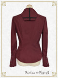 P22BL408 Coffin Collar Blouse