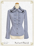 P22BL408 Coffin Collar Blouse