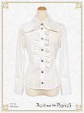P22BL408 Coffin Collar Blouse