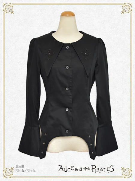 P22BL409 Grim Reaper～The Stillness of a Death and the Cross of a Pledge〜 Blouse