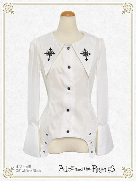 P22BL409 Grim Reaper～The Stillness of a Death and the Cross of a Pledge〜 Blouse